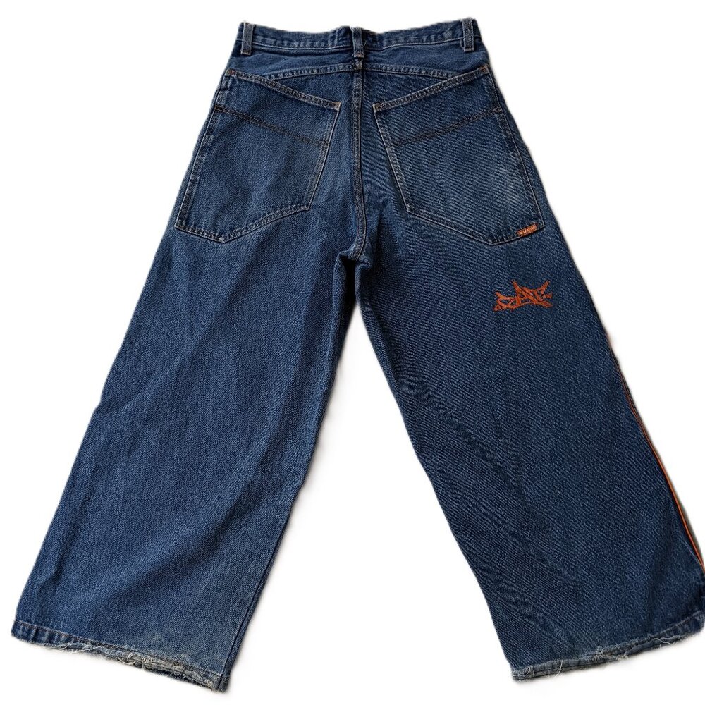GAT Vintage Denim Wide Leg Jeans Sz 32